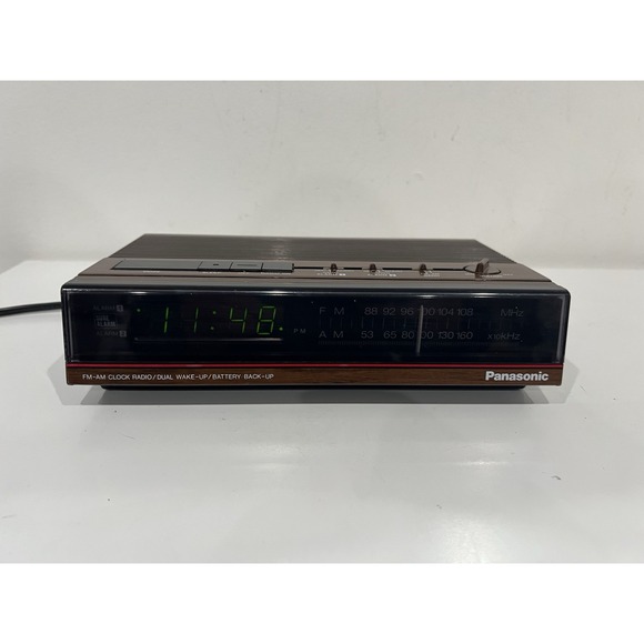 Rare VTG Panasonic radio Alarm Clock RC6080 - Picture 1 of 10